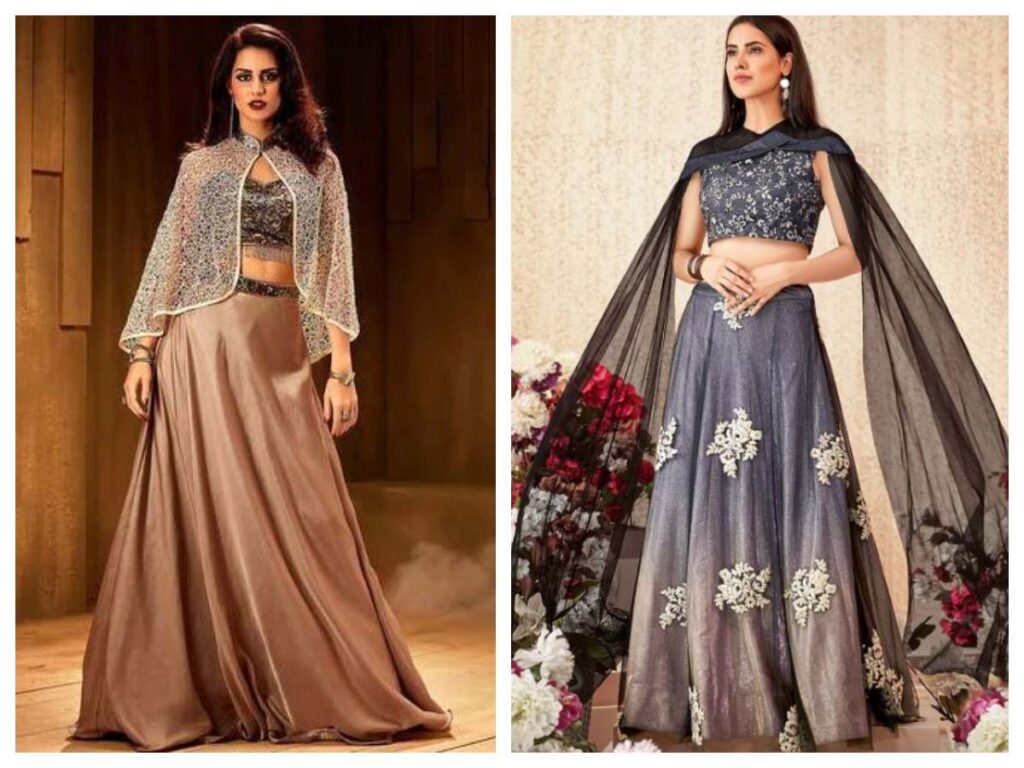 Cape Style Lehenga Blouses