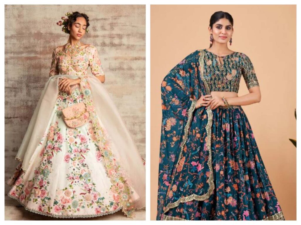 Floral Lehengas