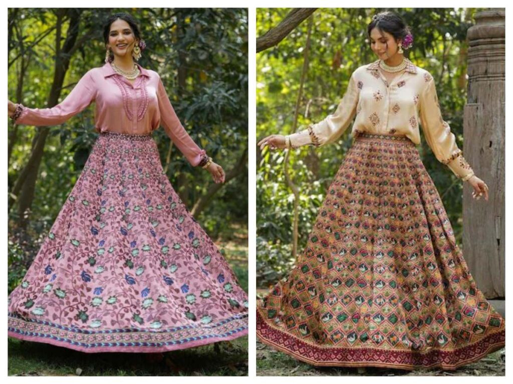 Fusion Wear Lehenga