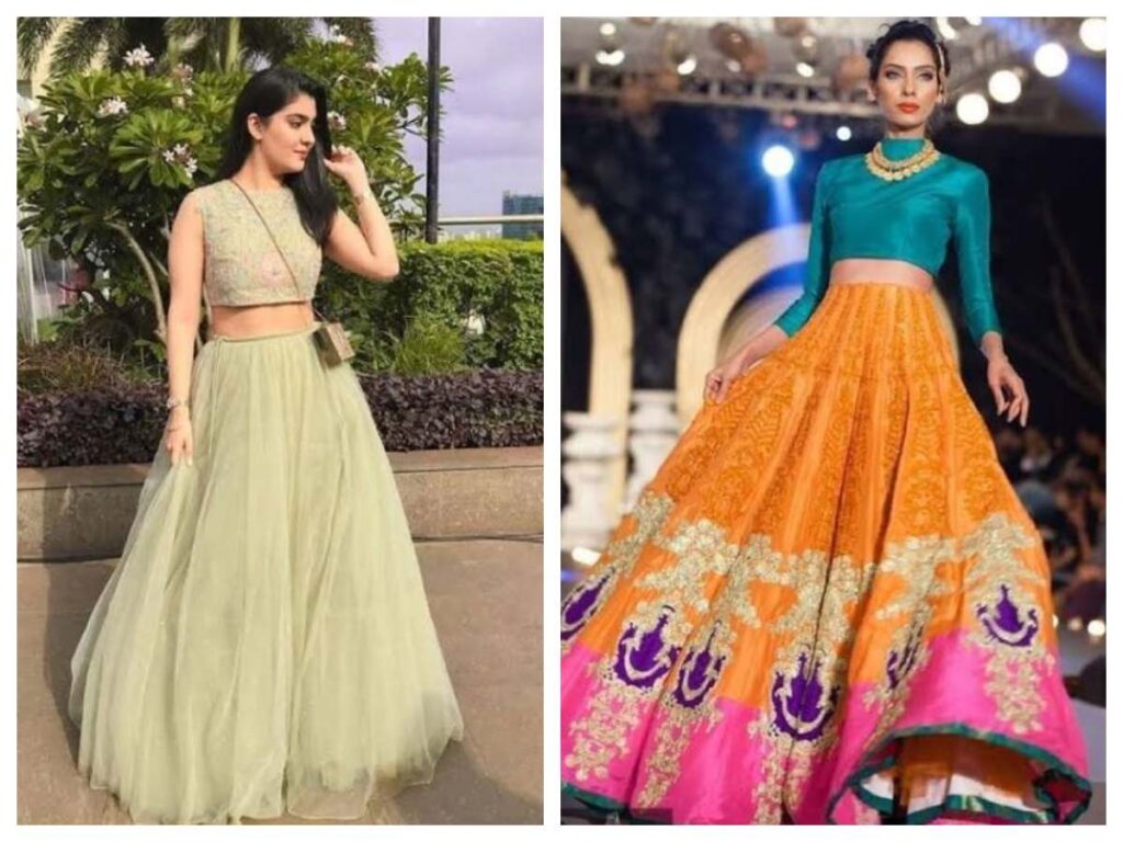 High-Waisted Lehengas