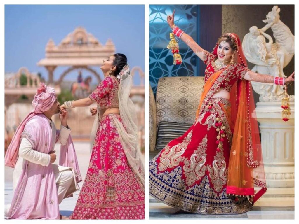 Dramatic Poses for Bride