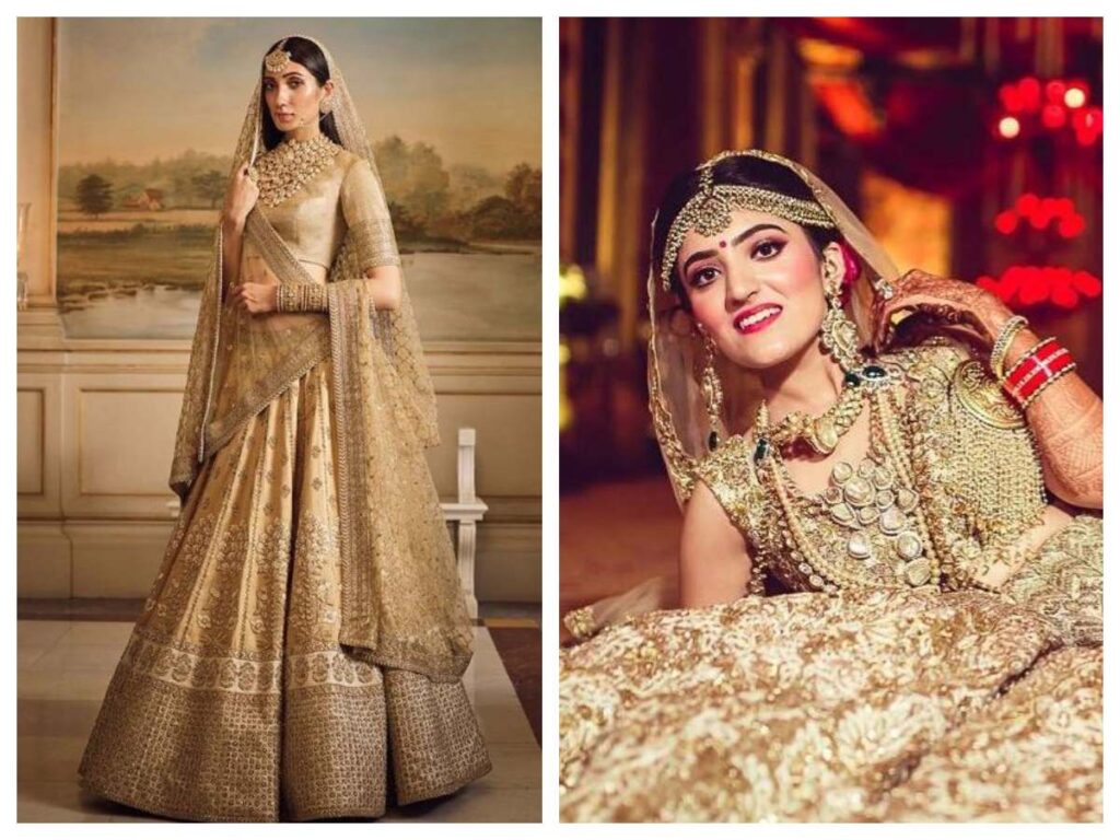 Gold Bridal Lehenga