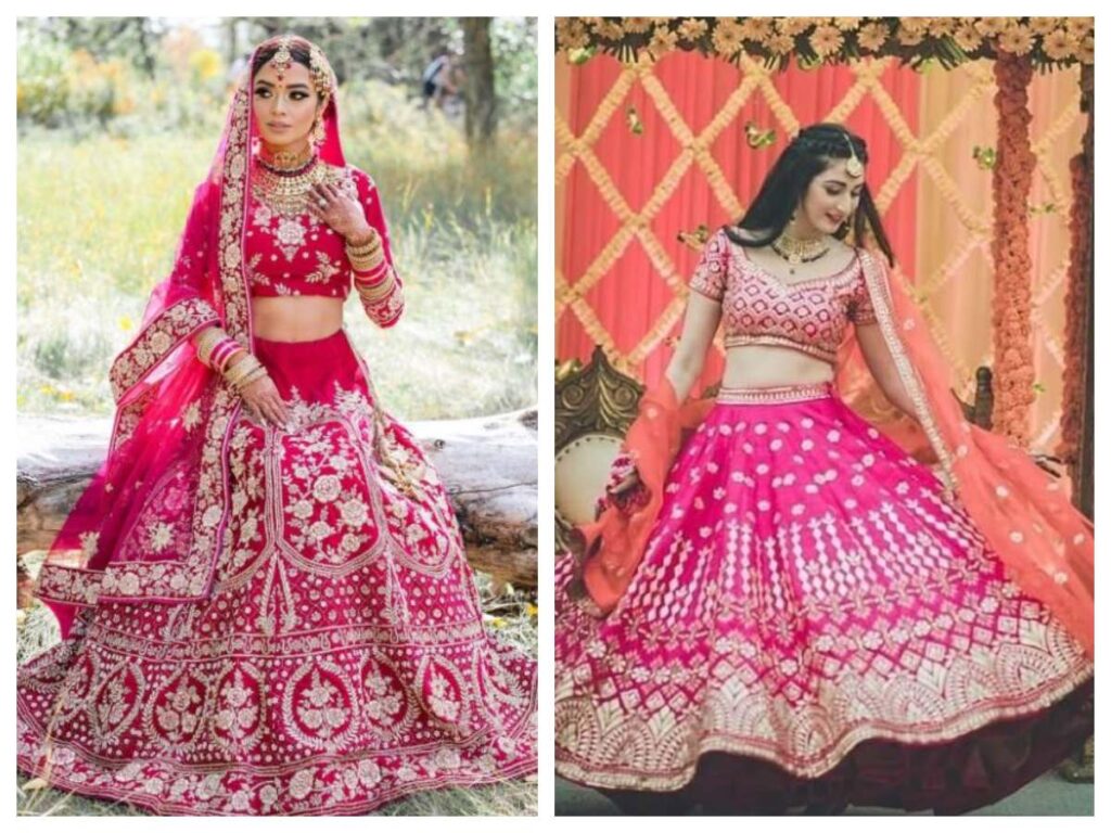 Pink Bridal Lehenga