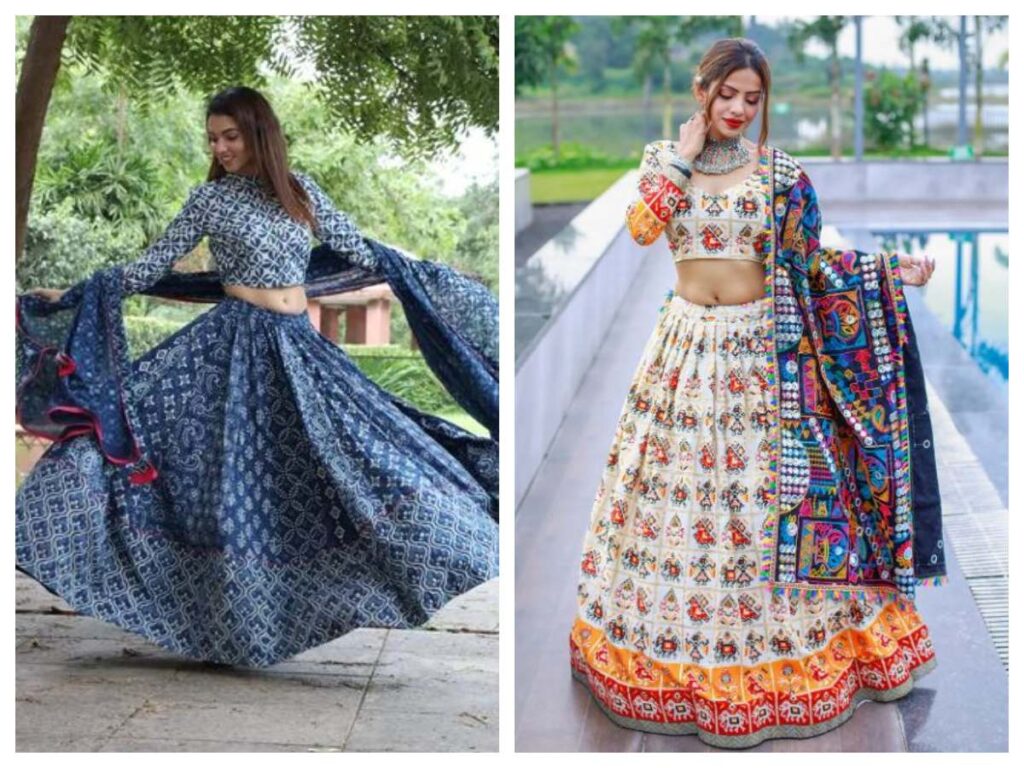 Printed Cotton Lehengas