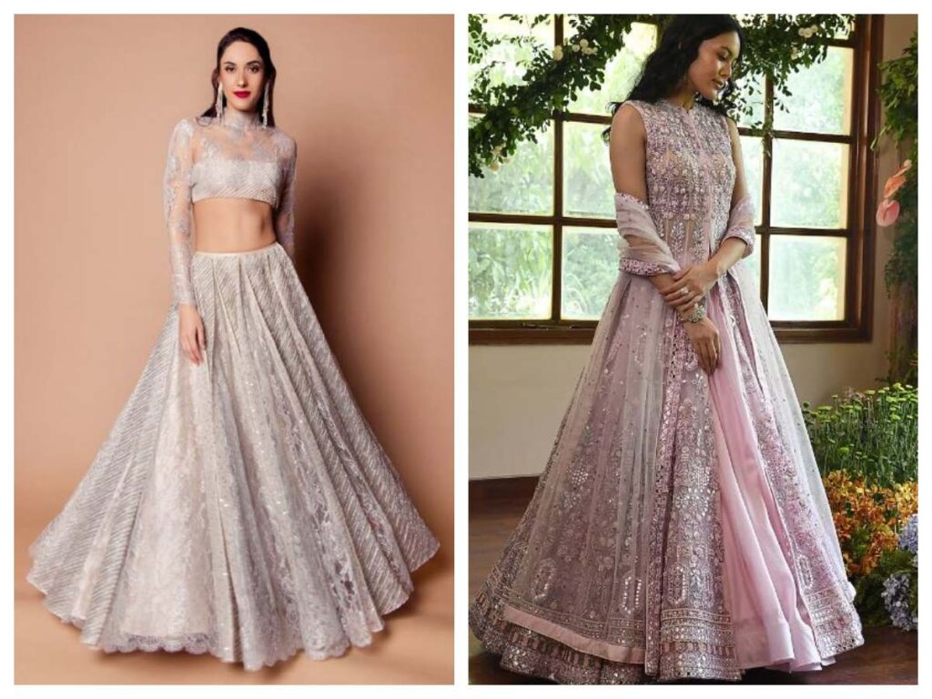 Sheer Lehengas