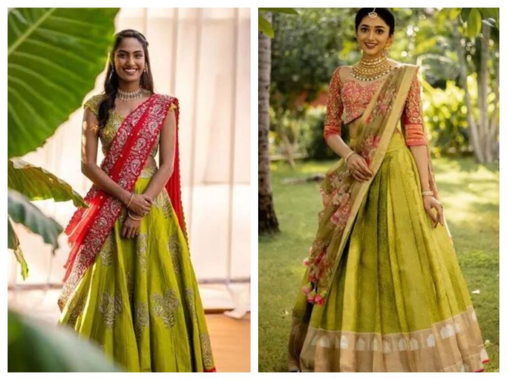 Lehenga Sarees Styling Options